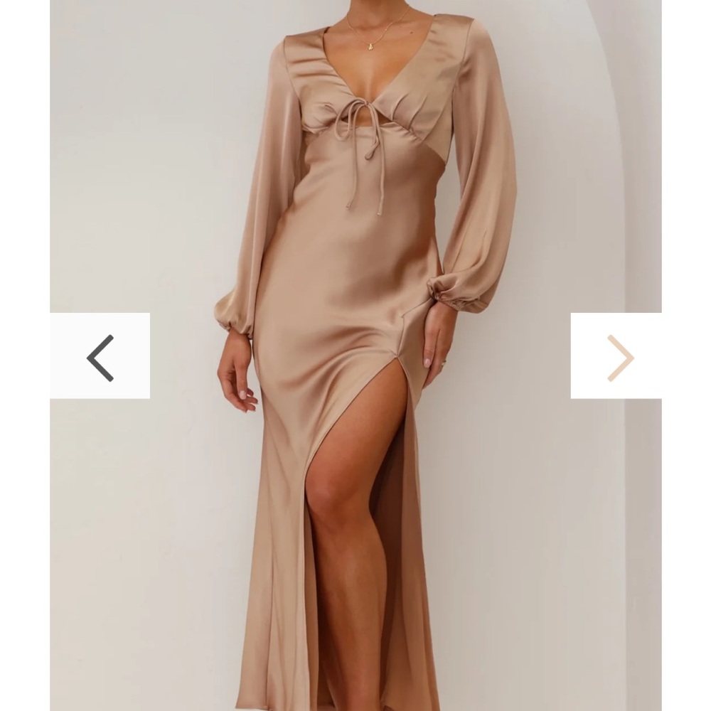 Brigitte Maxi Dress - Latte from Billy J